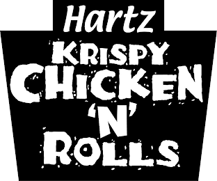HARTZ KRISPY CHICKEN 'N' ROLLS logo