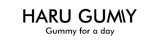 HARU GUMMY GUMMY FOR A DAY logo