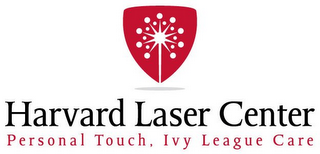 HARVARD LASER CENTER PERSONAL TOUCH, IVY LEAGUE CARE logo