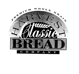 HARVEST CLASSIC BREAD COMPANY PREMIUM WHOLE GRAIN logo