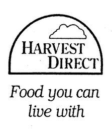 HARVEST DIRECT FOOD YOU CAN LIVE WITH logo