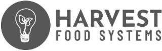 HARVEST FOOD SYSTEMS logo