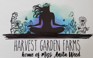 HARVEST GARDEN FARMS HOME OF MISS ANITA WEED logo