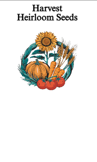 HARVEST HEIRLOOM SEEDS logo