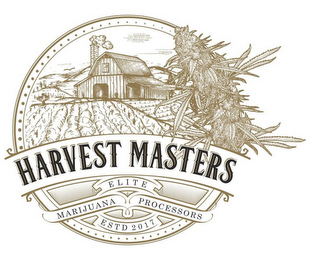 HARVEST MASTERS ELITE MARIJUANA PROCESSORS ESTD 2017 logo