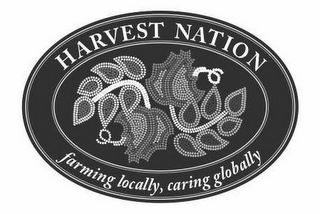 HARVEST NATION FARMING LOCALLY, CARING GLOBALLY logo