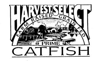 HARVEST SELECT FARM RAISED GRAIN FED PRIME CATFISH logo