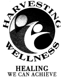 HARVESTING WELLNESS HEALING WE CAN ACHIEVE logo