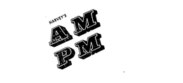 HARVEY'S AM PM logo