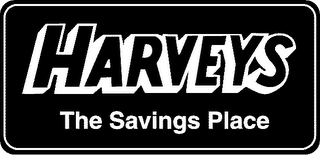 HARVEYS THE SAVINGS PLACE logo