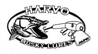 HARVO MUSKY LURES HARVO logo