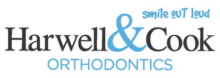 HARWELL & COOK ORTHODONTICS SMILE OUT LOUD logo