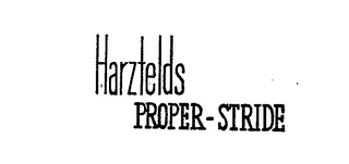 HARZFELDS PROPER-STRIDE logo