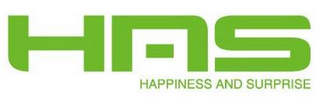 HAS HAPPINESS AND SURPRISE logo