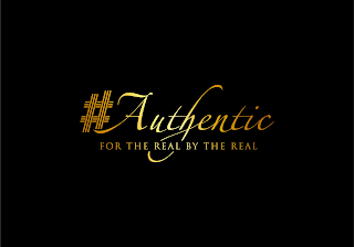 # HASHTAG AUTHENTIC FOR THE REAL BY THE REAL logo
