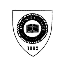 HASTINGS COLLEGE HASTINGS, NEBRASKA 1882 logo