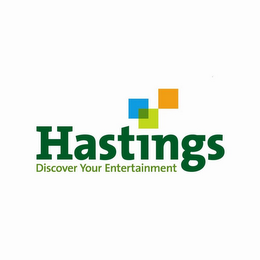 HASTINGS DISCOVER YOUR ENTERTAINMENT logo