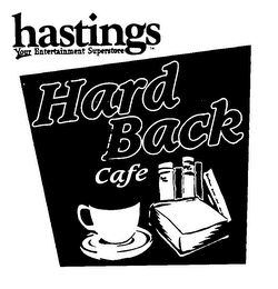 HASTINGS HARD BACK CAFE logo
