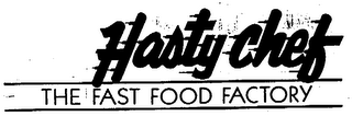 HASTY CHEF THE FAST FOOD FACTORY logo