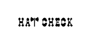 HAT CHECK logo