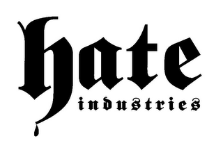 HATE INDUSTRIES logo