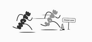 HATE LOVE FINISH LINE logo