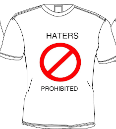 HATERS PROHIBITED logo
