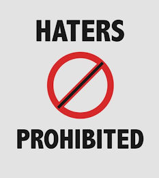 HATERS PROHIBITED logo