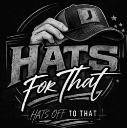 HATS FOR THATHATS OFF TO THAT logo