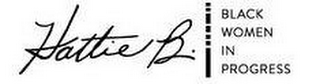 HATTIE B. BLACK WOMEN IN PROGRESS logo