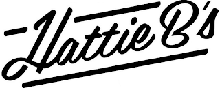 HATTIE B'S logo