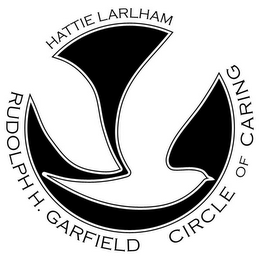 HATTIE LARLHAM CIRCLE OF CARING RUDOLPH H. GARFIED logo