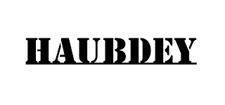 HAUBDEY logo