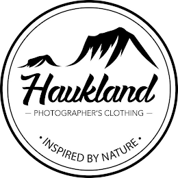 HAUKLAND - PHOTOGRAPHER'S CLOTHING - INSPIRED BY NATURE logo