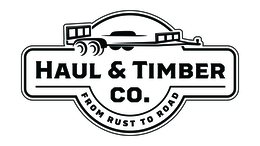 HAUL & TIMBER CO. FROM RUST TO ROAD logo