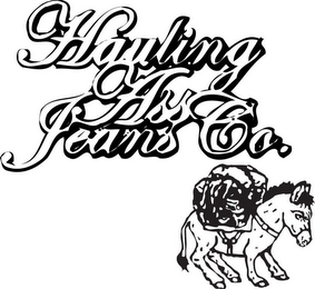 HAULING ASS JEANS CO. logo