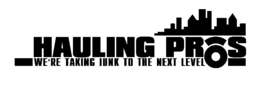 HAULING PROS WE'RE TAKING JUNK TO THE NEXT LEVEL logo