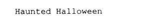 HAUNTED HALLOWEEN logo