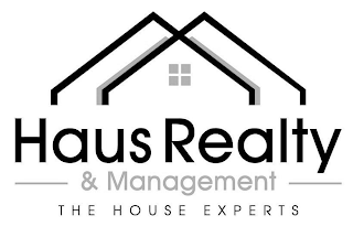 HAUS REALTY & MANAGEMENT THE HOUSE EXPERTS logo