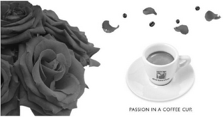 HAUSBRANDT PASSION IN A COFFEE CUP. logo
