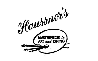 HAUSSNER'S MASTERPIECES IN ART AND DINING logo