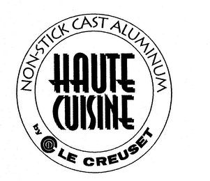 HAUTE CUISINE NON-STICK CAST ALUMINUM BY LE CREUSET logo