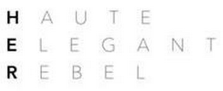 HAUTE ELEGANT REBEL logo