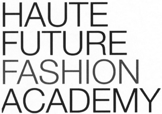 HAUTE FUTURE FASHION ACADEMY logo