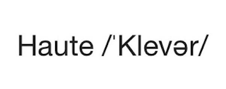HAUTE /'KLEVER/ logo