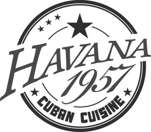 HAVANA 1957 CUBAN CUISINE logo