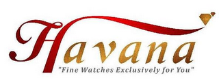 HAVANA "FINE WATCHES EXCLUSIVELY FOR YOU" logo