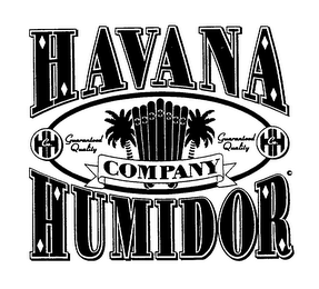 HAVANA HUMIDOR COMPANY GUARANTEED QUALITY H&H CO. logo