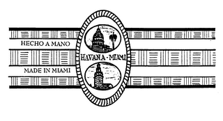 HAVANA - MIAMI HECHO A MANO MADE IN MIAMI logo
