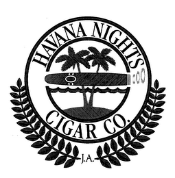 HAVANA NIGHTS CIGAR CO. J.A. logo